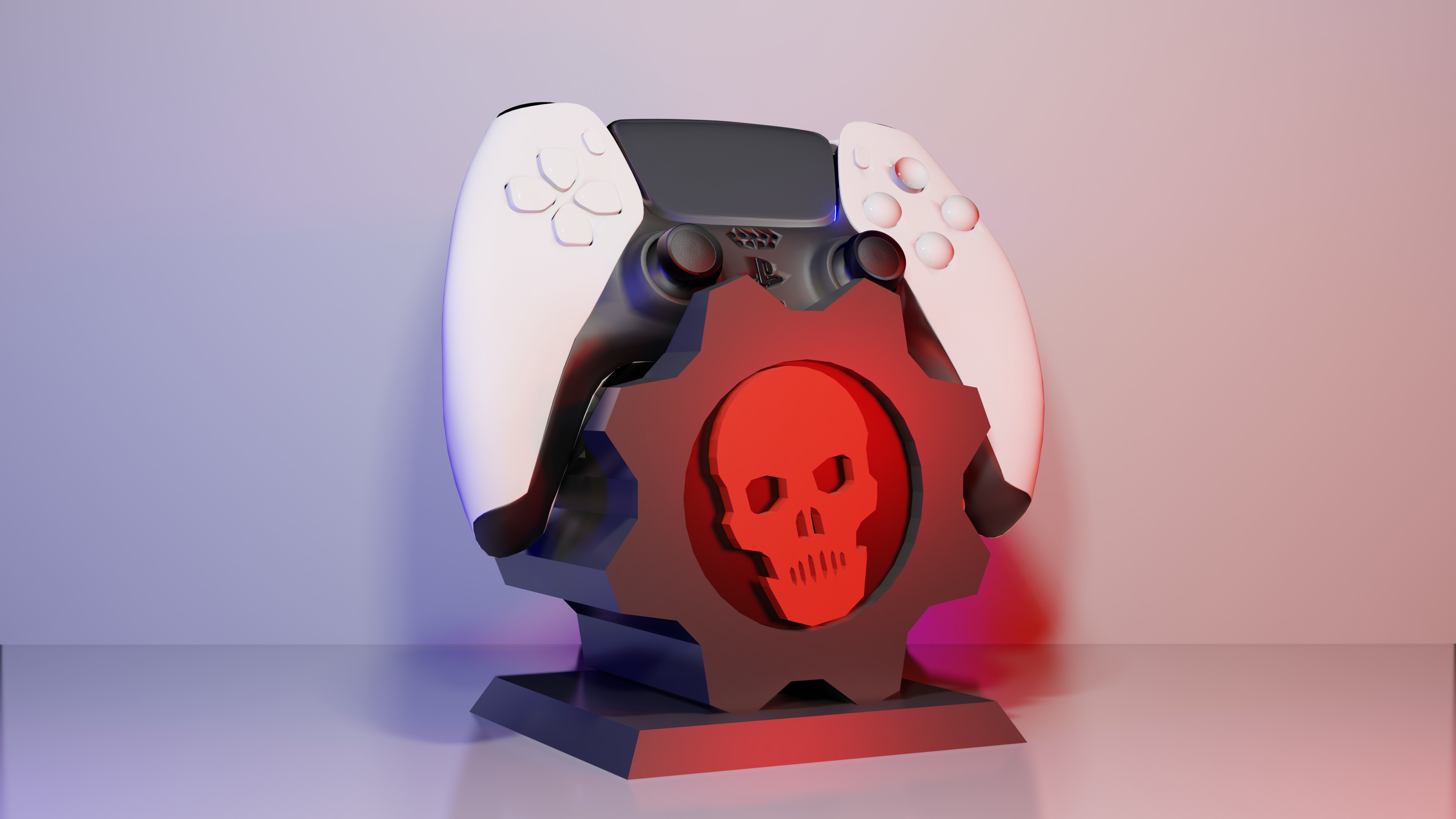 Gear Of War Logo Controller