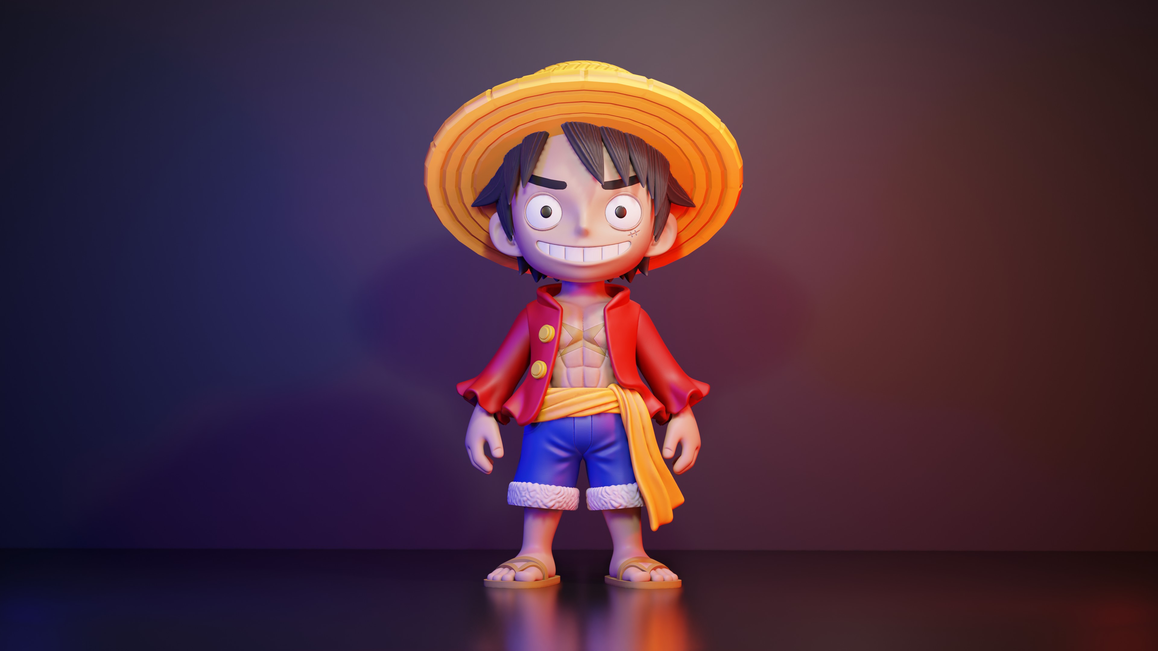 Luffy Chibi Multiparte