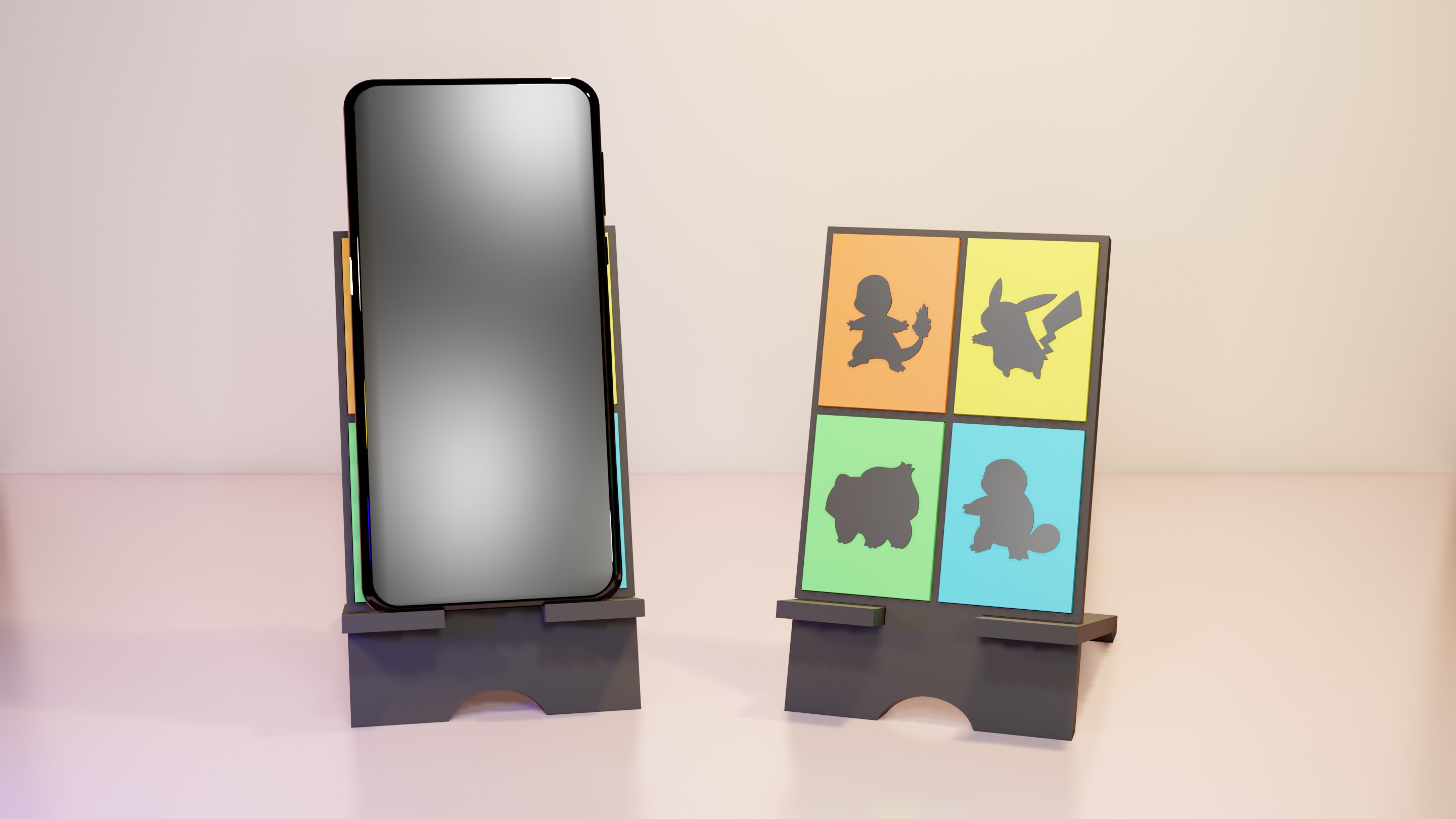 Pokémon Silhouette Phone & Switch Holder