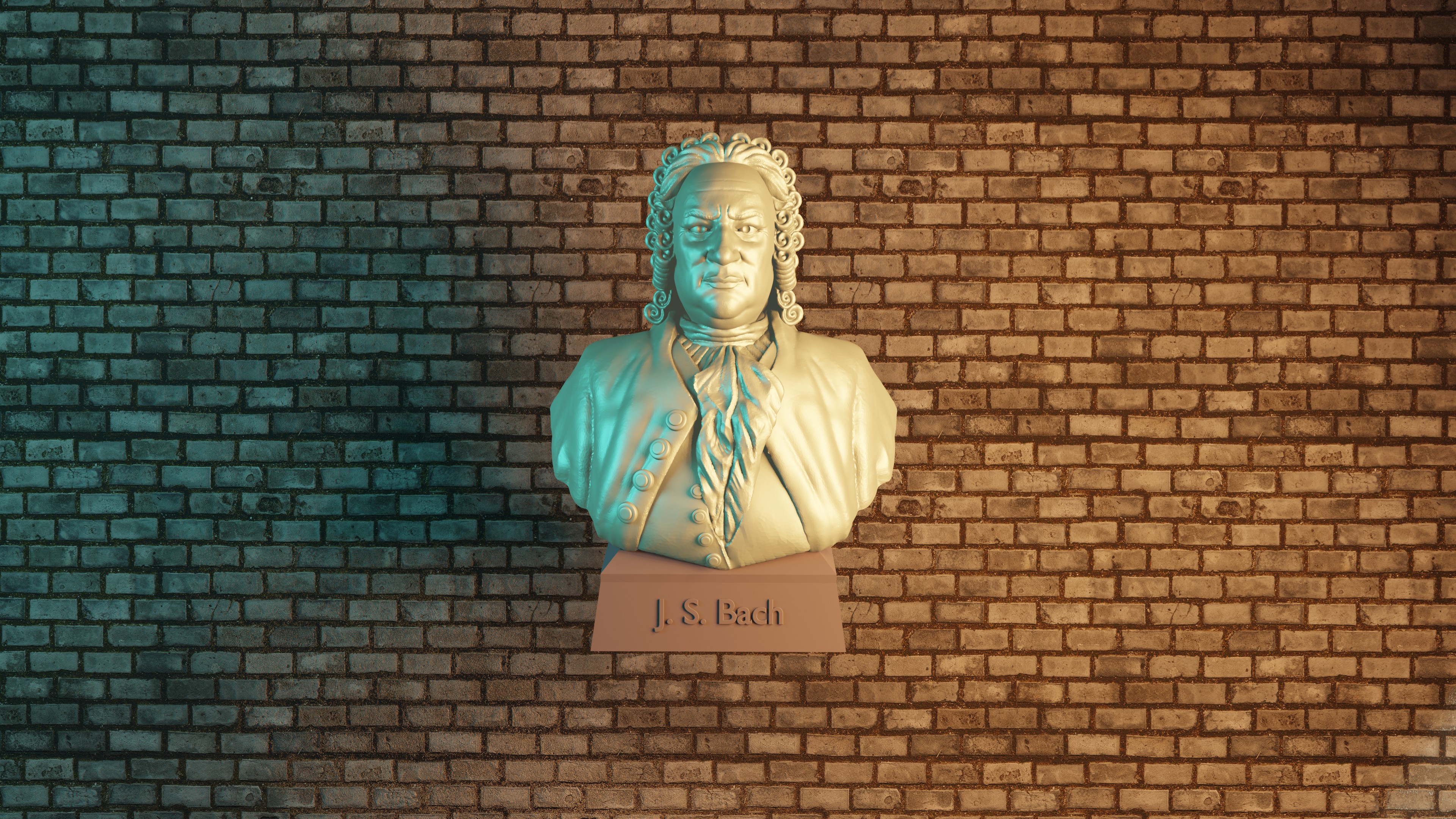Sculpture Bach J.s