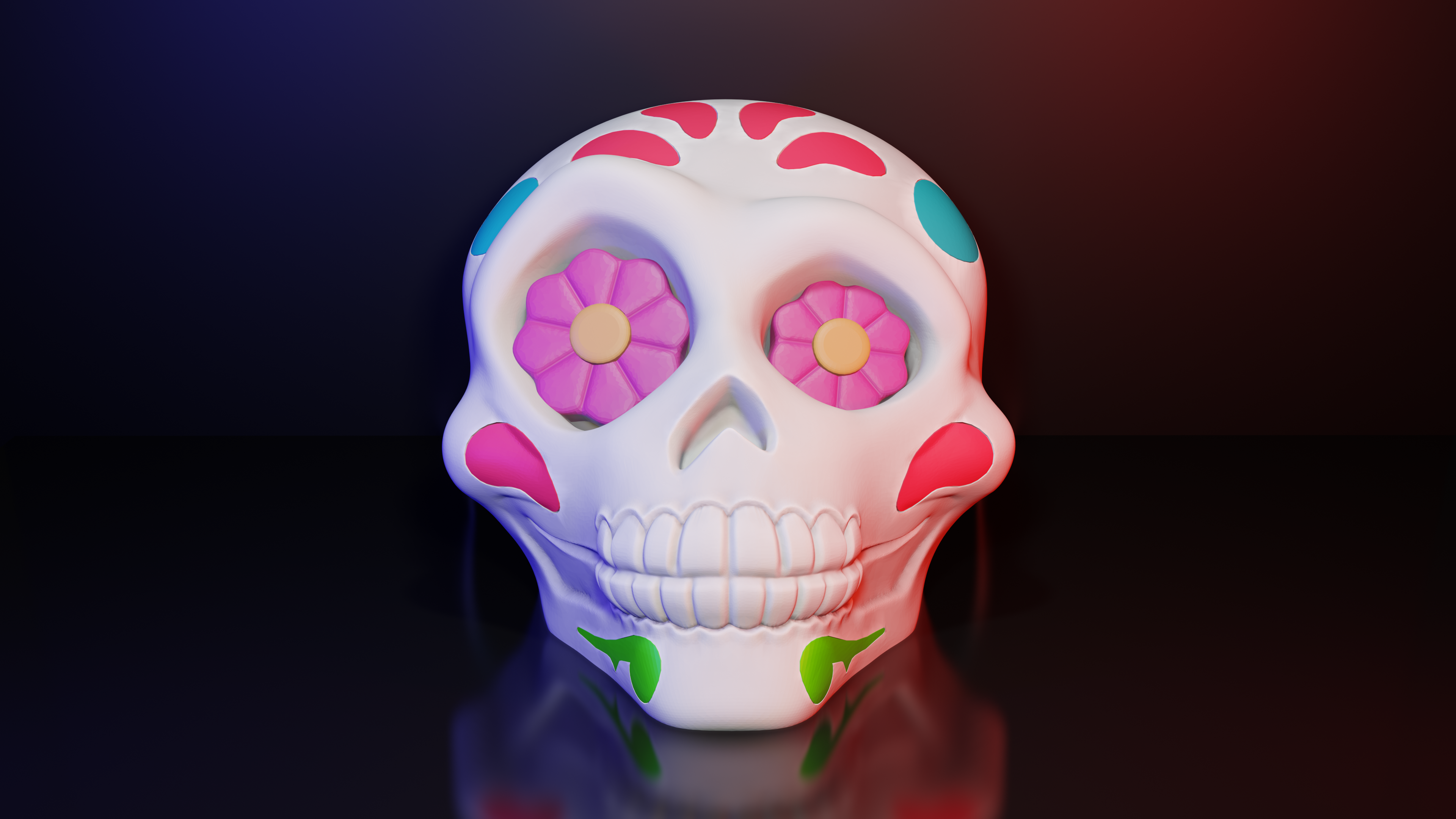 Skull By Colors