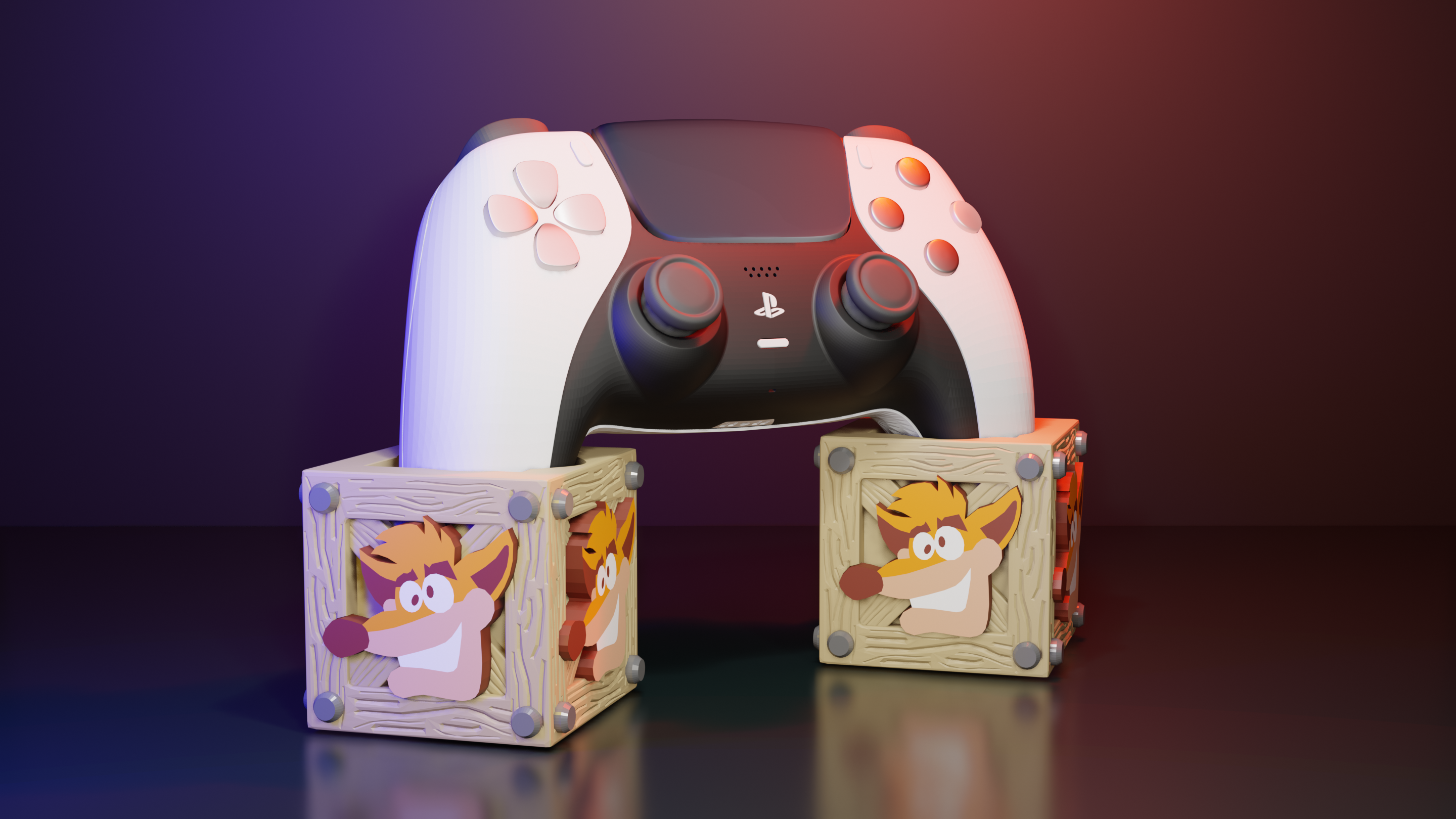 Soporte Crash Box para Control PS5