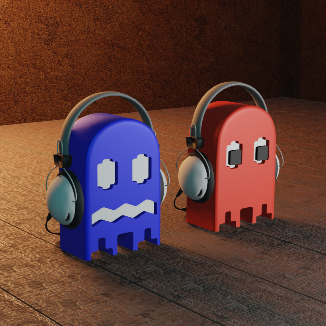 Soporte Earphone Holder Fantasma para Celular