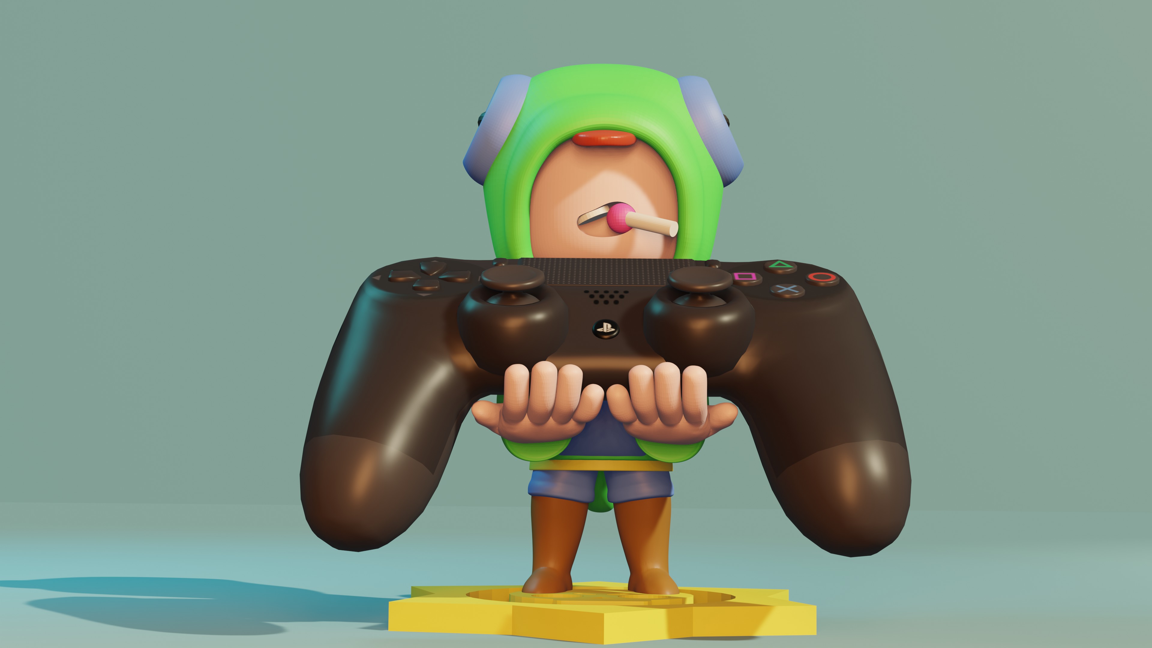 Soporte Leon From Brawl Star para Control