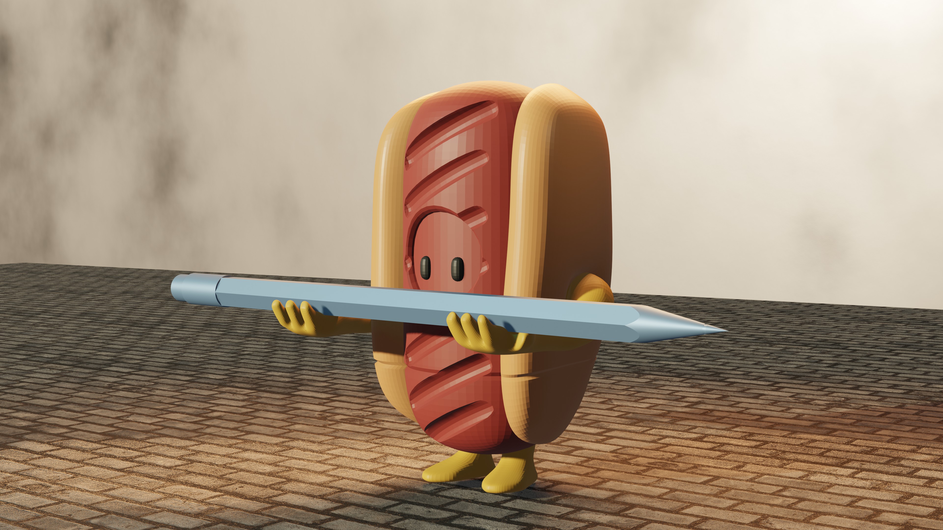 Soporte Pencil Fall Guys